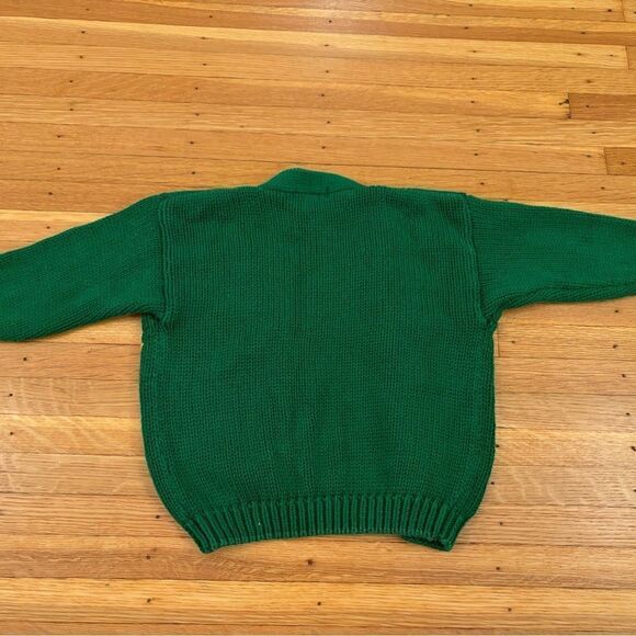 Baby Gap Vintage Green Argyle Cardigan Sweater - Picture 3 of 4